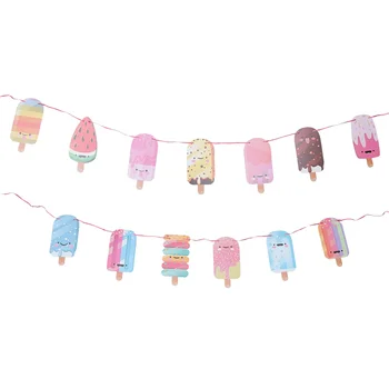 1 Комплект баннеров Для летней вечеринки, баннеров для детского Дня рождения, декора для бассейна, пляжа, серпантина