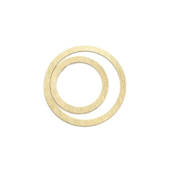 10шт Необработанная латунь 50 мм Большой разомкнутый круг Соединитель Круглое звено для Diy Ожерелье Серьги Браслет Принадлежности для изготовления ювелирных изделий