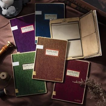 30 Листов Пустой серии дневников, Винтажная бумага специальной формы, креативный журнал 