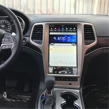 Android 12,0 Tesla Style 6G + 128G Для Jeep Grand Cherokee 2010-2019 Мультимедийный Плеер Авторадио Магнитофон GPS Navi Головное Устройство