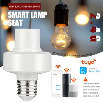 Hogar Inteligente EWeiLing Розетка Лампы E27 Со Штекером Протокол Bluetooth 2 4g Беспроводной Пульт Дистанционного Управления Smart Light Socket Head