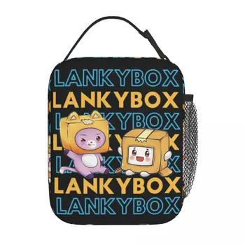 Kawaii Изолированная сумка для ланча Lankybox Merch С милым рисунком, коробка для ланча, портативный термоохладитель, коробка для бенто на открытом воздухе