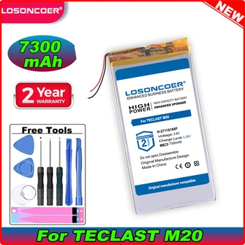 LOSONCOER 7300mAh H-27118180P для аккумулятора планшетного ПК TECLAST M20 4G