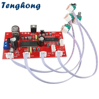 Tenghong 1шт UPC1892 + JRC2150 Предусилитель Тональная Плата Предусилитель Высоких и низких Частот BBE Процессор Эффектов Для Повышения Четкости Звука
