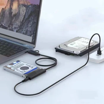 USB3.0 Type-C К SATA SSD Кабель-Адаптер Для Жесткого Диска 5 Гбит/с Высокоскоростная Передача Данных 22Pin USB-КОНЦЕНТРАТОР Конвертер для 2,5-Дюймового Жесткого диска