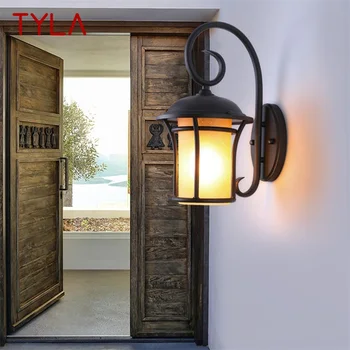 · Наружный настенный светильник TYLA, классические светодиодные бра, ретро-лампа, Водонепроницаемая IP65, декоративная для дома, веранды, виллы