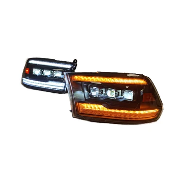 Автозапчасти LED DRL передний светодиодный головной фонарь Фары Проектор Фары для Dodge Ram 1500 2009-2018