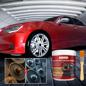 Автомобильная краска для металла на водной основе, средство для удаления ржавчины с щеткой, универсальные аксессуары для защиты от ржавчины, автомобильные покрытия