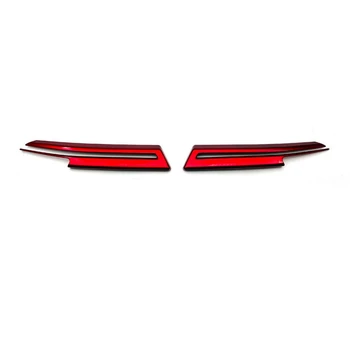 Автомобильная красная Верхняя Передняя Центральная решетка радиатора с молдингами для Subaru XV/Crosstrek 2021-2023