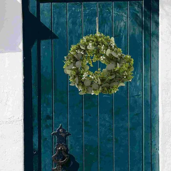 Деревенские венки для декора входной двери, Декорированная Гирлянда, декоративные пластиковые украшения