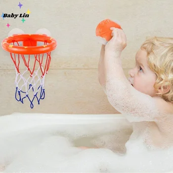 Детская Баскетбольная Присоска с 3 Шариками Забавная Играющая В Водную Игру Игрушка Для Малышей Ванна Душ Играть Дети Мини Игрушки Для Ванны