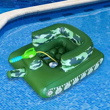 Детский надувной бассейн поплавки облегченного ПВХ надувной плавающий танк складной интересная игра для летней пляжной вечеринки