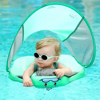 Детский поплавок для плавания, надувной младенческий плавающий Регулируемый безопасный UPF 50 + Забавный поплавок для бассейна, Летние игрушки для бассейна для детей