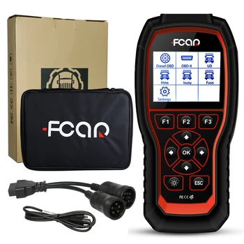 Диагностический сканирующий инструмент FCAR HDS 300 для легковых и грузовых автомобилей считывает четкие коды неисправностей Информация ECU стоп кадр сканер дизельных грузовиков