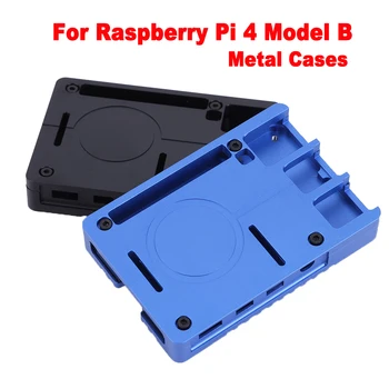Для Raspberry Pi 4 Корпус из алюминиевого сплава, изготовленный своими руками ультратонкий металлический корпус с ЧПУ, корпус пассивного охлаждения, коробка для Raspberry Pi 4 Модель B