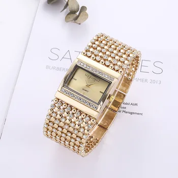 Женские часы Женские модные часы 2020 Geneva Дизайнерские женские часы люксового бренда с бриллиантами, кварцевые Золотые наручные часы, подарки для женщин