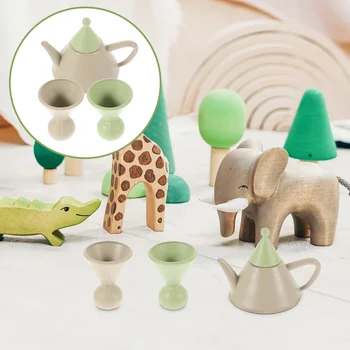 Игрушки, миниатюры для дома, Чайные Чашки, аксессуары, украшения для домашнего чайника, сплав
