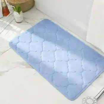 коврик для пола 2023 года, коралловый бархат в ванной, ковер на кухне, дверной коврик серого цвета