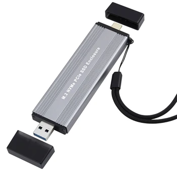 Корпус NVMe SSD-накопитель Адаптер NVMe к USB 10 Гбит/с USB 3.1 Gen2 внешний корпус челнока
