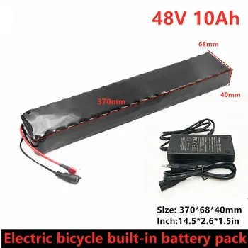 Литий-ионный аккумулятор 48V 13S3P 10Ah мощностью 500 Вт, подходит Для электрического велосипеда 48V Со встроенной литиевой батареей 20A BMS