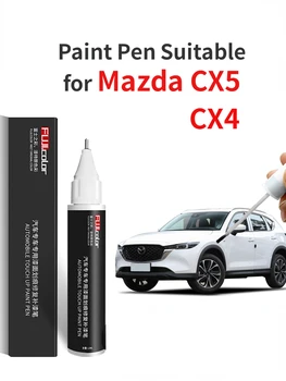 Малярная ручка Подходит для фиксатора краски Mazda CX5 Перламутрово-белая платиновая стальная серая Soul Red CX4 Автомобильные принадлежности и аксессуары Origina