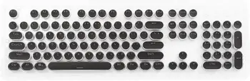 Металлическая игровая клавиатура 108 клавиш с подсветкой Клавиатура с полной подсветкой- 108 клавиш с защитой от ореолов- - черный