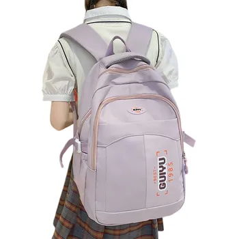 Модный Кавайный Студенческий Школьный Рюкзак Большой Емкости Японская Двойная Сумка Через Плечо 2023 Новый Универсальный Рюкзак Mochila Bag 백팩