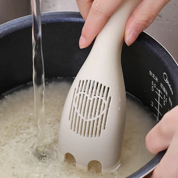 Мойка для риса Многофункциональное бытовое сито, Корзина для риса, сливной фильтр, инструмент для защиты рук, палочка для замораживания холодной воды, дуршлаг для перемешивания.
