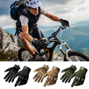 Мотоциклетные перчатки для мужчин, мотоциклетные перчатки на полный палец, противоударные перчатки для езды по бездорожью с сенсорным экраном, аксессуары для мотоциклов