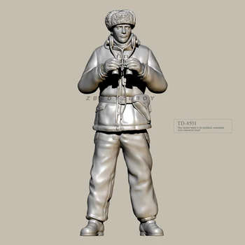 наборы моделей солдат из смолы 50 мм 1/35, бесцветные и самосборные (3D печать), TD-4501/3D