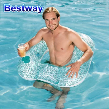 Надувное пляжное кресло Bestway Summer для взрослых с плавающим кругом для плавания на воде