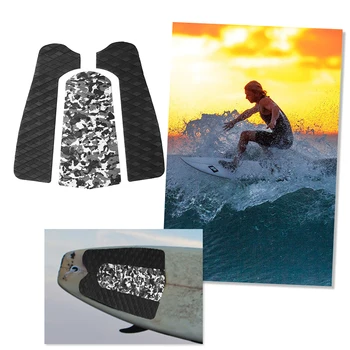 Накладки для ног и хвоста на доске для серфинга Противоскользящие Тяговые накладки на доску для серфинга, тяговые накладки для SUP-палубы для водных видов спорта, серфинга, лонгбординга, паддлборда