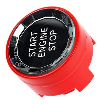 Наклейка на Кнопку Включения ЗАПУСКА двигателя для 1 2 3 4 5 6 7 Серий F20 F22 F23 F30 F34 F10 F18 F12 F07 F01 Красного цвета