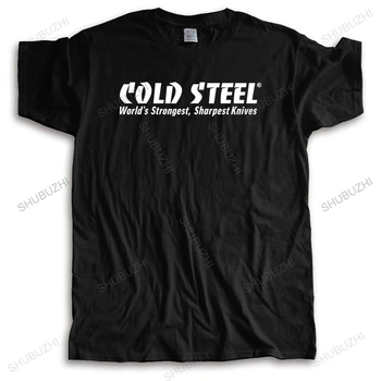 Новая модная футболка, хлопковые футболки с логотипом Cold Steel Pro Lite KnifeADA, новинка, футболка для мужчин, летний подарок, прямая поставка