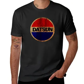 Новая футболка с винтажным логотипом Datsun, мужская спортивная рубашка, мужская одежда