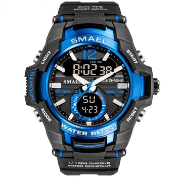 Новые мужские спортивные модные многофункциональные электронные часы для бега и плавания, пара популярных студенческих водонепроницаемых часов