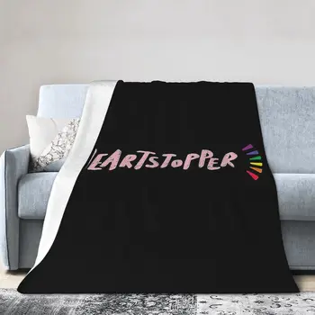 Одеяло Heartstopper Мягкое теплое фланелевое покрывало Постельное белье для кровати гостиной Пикника путешествия домашнего дивана