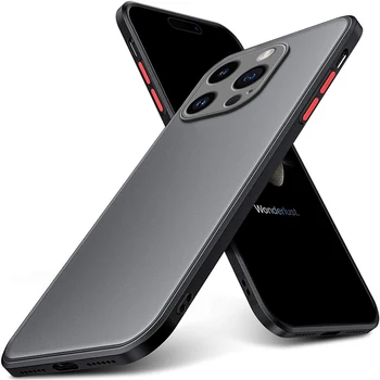 Полнообъективный защитный чехол для Apple iphone 15 Pro Max, Iphone 15 15Plus, Iphone 15 Pro, силиконовый мягкий защитный чехол с защитой от царапин