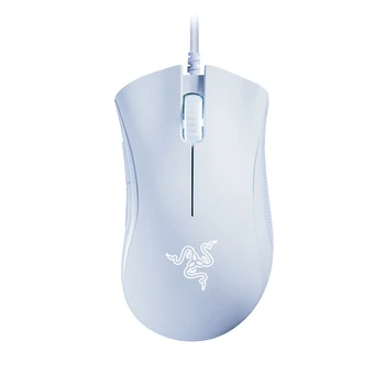 Проводная игровая мышь Razer DeathAdder Essential Эргономичные мыши с оптическим сенсором 6400DPI и 5 программируемыми кнопками белого цвета