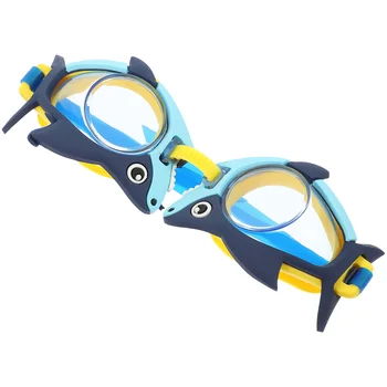 Противотуманные очки для плавания Мультяшные дети 6-14 Лет Бассейн с зеркалом для воды Силикагель Для малышей 3 лет