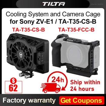Радиатор системы охлаждения Tilta TA-T35-CS-B Совместим с Sony ZV-E1 TA-T35-FCC Full Camera Cage HDMI-Кабельный зажим для zv-e1