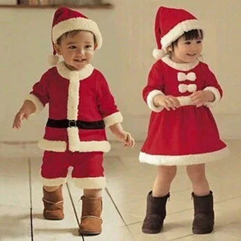 Реквизит для фотосъемки новорожденных, детские рождественские костюмы, костюмы Санта-Клауса, мужские и женские рождественские костюмы