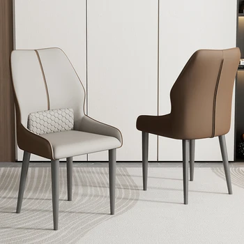 Роскошные обеденные стулья для дома Минималистичный расслабляющий дизайн Современные обеденные стулья для гостиной Silla Comedor Мебель для дома WZ50DC