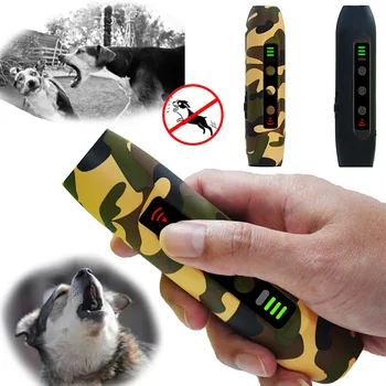 Ручной ультразвуковой отпугиватель собак, фонарик, портативное устройство для обучения борьбе с лаем, USB-зарядка, средство для отпугивания собак со светодиодной вспышкой