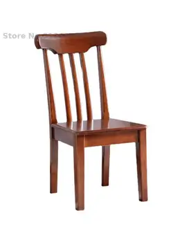 Стул из массива дерева, китайский обеденный стул с врезным шипом, Комплектный домашний стол и комбинация стула, Обеденный стол и спинка стула