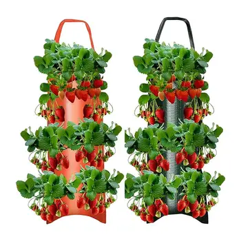 Сумка для выращивания растений, Вертикальная Подвесная Садовая сеялка, сумка для выращивания овощей, сумка для посадки, Дышащий холст, инструменты для фермы в гостиной