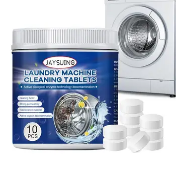Таблетки для очистки стиральной машины Высокоэффективные безопасные для септиков Мощные моющие средства Шипучие таблетки для удаления мицета Дезодорант