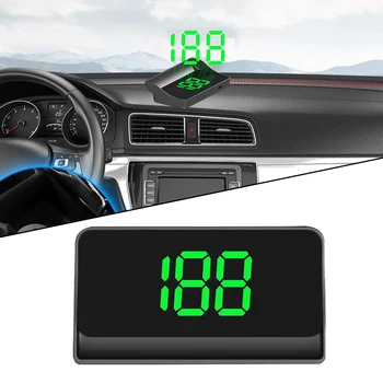 Универсальный HUD GPS Головной дисплей Спидометр Одометр Автомобильный Цифровой измеритель скорости крупным шрифтом миль В час Автомобильные Аксессуары