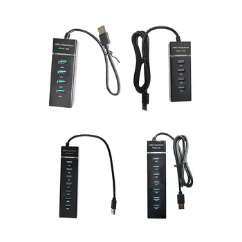 Универсальный USB-концентратор, док-станция, компьютерный аксессуар, подключи и играй для портативного ПК