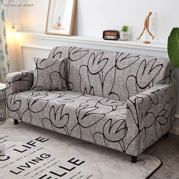 Универсальный чехол для дивана, прочный пылезащитный чехол для дивана, чехол с полной оберткой для секционного дивана на 1/2/3/4 посадочных места